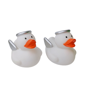 Canard ange, canard en caoutchouc personnalisé unique, jouets de bain pour bébé, motifs, amusant pour les enfants et les tout-petits - Product Image 1