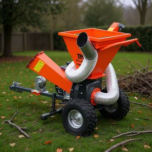Trituradora de Madera Remolcable para ATV, 3 Cuchillas, Motor Kohler de 7 HP, 6 Puertos de Succión, Herramienta de Jardín - Product Image 2