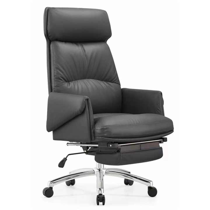 High Quality Leather boss Chair Comfortable Sedentary 180 Degree Ergonomic Nap Chair Office Computer Chair
