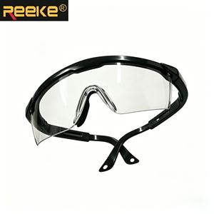 Industriële veiligheidsbril Custom REEKE, heldere anti-condens, chemisch bestendige glazen, CE EN166 goedgekeurd, PC materiaal, zijdelingse bescherming - Product Image 4