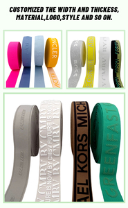 Nhà Máy Trang Trí Cho Ban Nhạc Thắt Lưng Vành Đai Ban Nhạc Đàn Hồi Chuỗi Sóng Đàn Hồi Băng <span class=keywords><strong>Polyester</strong></span> Đàn Hồi Vải Yoga Dây Đeo Dệt Vải - Product Image 5