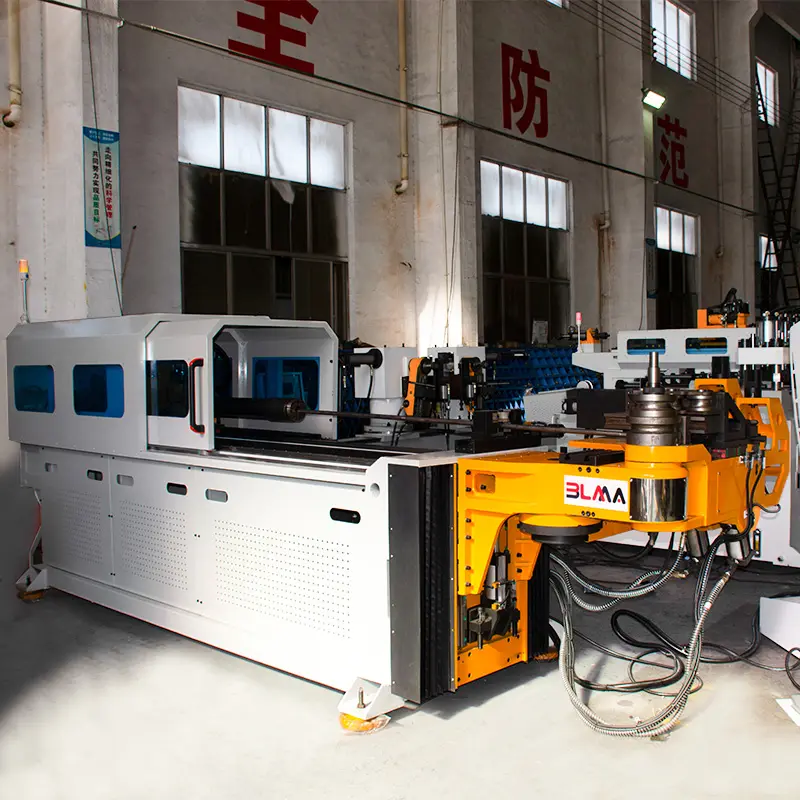 Fabrika fiyat 1 2 3 4 5 inç 3D otomatik egzoz yuvarlak kare hidrolik bükme makinesi CNC Mandrel boru Bender