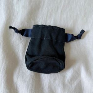 Promotion Durable Cotton <b>Drawstring</b> Dust Bag Customized Black Color Cotton <b>Pouches</b> - Product Image 1