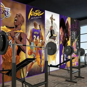 Basket-ball fitness <span class=keywords><strong>papier</strong></span> <span class=keywords><strong>peint</strong></span> peler et coller murale photos mur art - Product Image 3