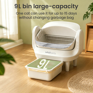 Litière pour chat automatique autonettoyante, écologique, facile à nettoyer, grande capacité 65L, ouverture supérieure, OEM ODM - Product Image 3