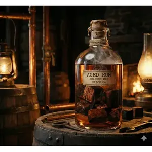 The Barrel House LCDB Virutas de Roble Tostado Oscuro 1kg Reutilizables para Ahumado de BBQ y Herramientas de Bar - Product Image 6