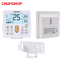 Control Remoto Universal para Aire Acondicionado CHUNGHOP K-650E con Pantalla LCD, Retroiluminación LED y Montaje en Pared