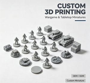 Servicio de Prototipado Rápido OEM Personalizado, Impresión 3D SLA de Alta Precisión, Miniatura de Resina para Juegos de Mesa, para Fabricantes de Juegos de Mesa - Product Image 1