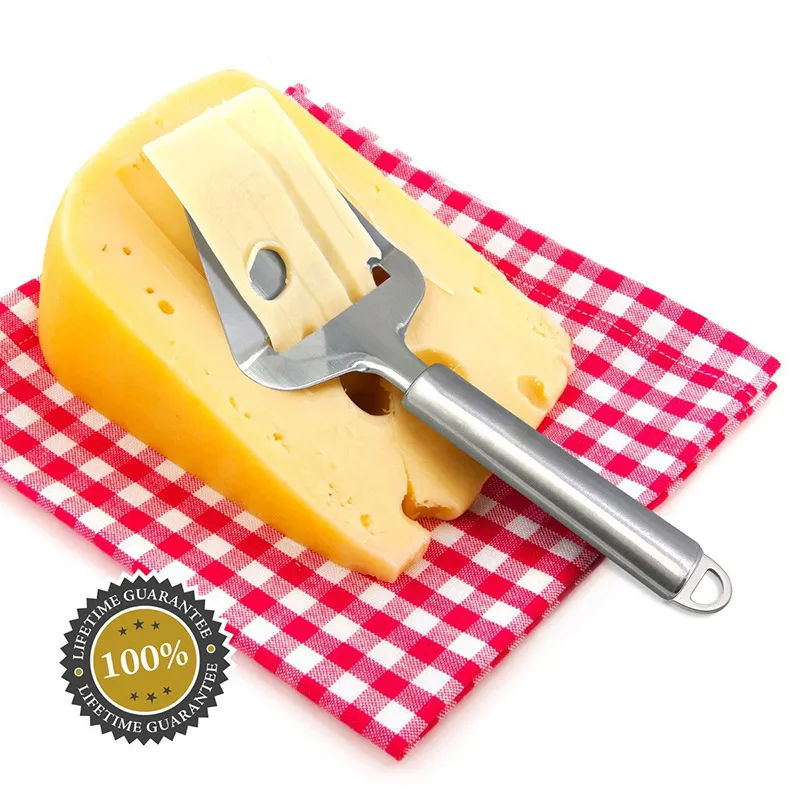 Stainless Steel Heavy Duty Plane Cheese Cutter Shaver Server For Semi Soft Semi Hard Cheese Slicer Knife