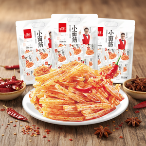 Vente directe d'usine, collations chinoises saines, croustillantes et épicées à base de blé, sachet de 358 g - Product Image 1