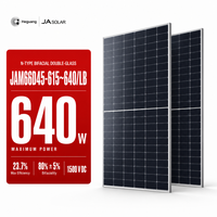 Panneau solaire JA Solar 615W 620W 625W 630W 635W 640W, type N, bifacial, double vitrage, module solaire DeepBlue 4.0 Pro, panneau PV