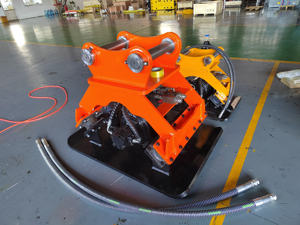 Заводская цена, оптовая продажа, уплотнитель земли для экскаватора, экскаватора, гидравлический пластинчатый уплотнитель - Product Image 2