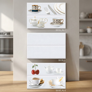 Azulejos de Pared de Cerámica Vistaar Glossy Digital Gray Bricks 30x45 3D para Cocina y Baño, 300x450mm, Diseño Café, Pulidos, para Exteriores - Product Image 4