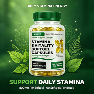 Gélules de 800mg de Horny Goat Weed pour l'endurance et la vitalité (90 pièces) – Complément pour soutenir l'endurance physique et maintenir la vitalité quotidienne - Product Image 5