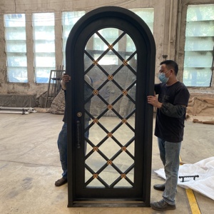 <span class=keywords><strong>Porte</strong></span> de cage à vin en fer forgé de petite taille, intérieur en verre simple, personnalisée, livraison gratuite - Product Image 1