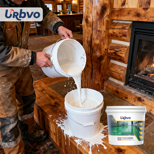 Hai Thành phần gốc nước Epoxy sàn sơn lớp phủ nhựa đa sân vận động sân tennis sàn bê tông bàn chải ứng dụng urbvo <span class=keywords><strong>DP07</strong></span> - Product Image 6