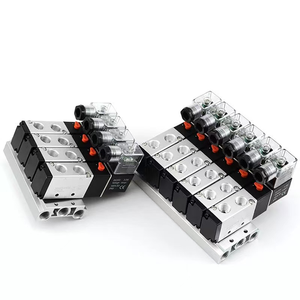 Blocco Valvole Elettromagnetiche SOVE 4V210-08 - Collettore Multi-Valvola con Elettrovalvole a 2 Posizioni e 3 Vie per Cilindri Pneumatici - Product Image 5