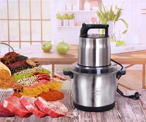 電気フードチョッパーミートグラインダースライサーミキサーチョッパーfufuマシンミートミンサーフードプロセッサーミートグラインダー - Product Image 4