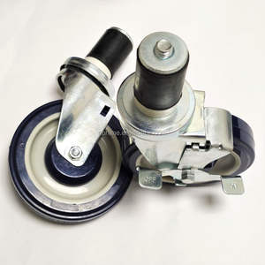 HM2207 Serie <span class=keywords><strong>3</strong></span>/4/Zoll Schwenkbare Verriegelung platte Verschleiß feste Lenkräder für Stühle und Hocker Store Trolley - Product Image 4