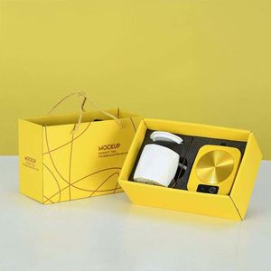 Calentador de Tazas Inteligente de Temperatura Constante y Calentamiento Rápido, Taza de Cerámica con Detalles de Perlas para Regalo de Navidad - Product Image 4