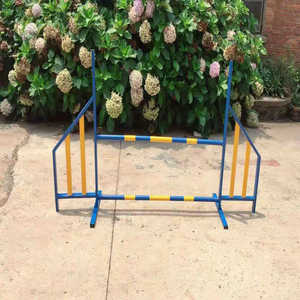 Barra doble de acero para perros al aire libre, ala de salto, ala de vallas, entrenamiento de perros, agilidad, barra de vallas directa de fábrica, proveedores de entrenamiento de perros - Product Image 3