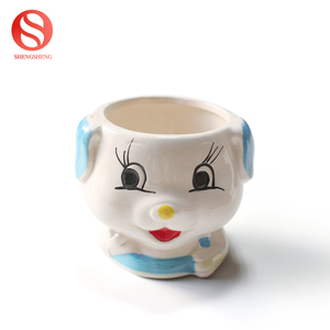 Personalizado perro <span class=keywords><strong>de</strong></span> dibujos animados pote del plantador <span class=keywords><strong>de</strong></span> cerámica lindo cachorro snoopy suculentas Macetas - Product Image 4