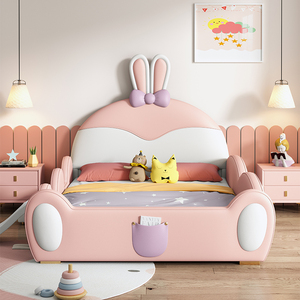 <span class=keywords><strong>Lit</strong></span> <span class=keywords><strong>de</strong></span> <span class=keywords><strong>princesse</strong></span> moderne et simple pour enfants, <span class=keywords><strong>lit</strong></span> à baldaquin <span class=keywords><strong>de</strong></span> 1,5 m avec barrière <span class=keywords><strong>de</strong></span> sécurité en bois, idéal pour appartement, école, chambre d'enfants, bébés, hôtel - Product Image 3