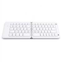 B023 Keyboard Mini Lipat Nirkabel dengan USB Type-C untuk Tablet Laptop Komputer-Desain Portabel untuk Perjalanan