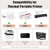 Papel Térmico Plegable Fácil de Imprimir, Tamaño A4 (8.16 x 11 Pulgadas), Libre de BPA, con Línea de Corte para Impresión