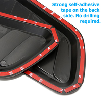 Autocollants universels ABS pour sortie d'air du capot moteur, accessoires de décoration automobile, ailettes de requin pour voitures
