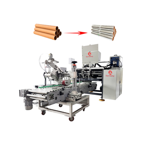 Máquina automática para fabricar papel de aluminio y papel de hornear, con 4 husillos para rebobinado de rollos. - Product Image 2