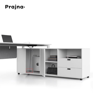 Escritorio de muebles de oficina de lujo, escritorio de madera para ordenador, mesa de trabajo para ordenador de oficina, hogar y oficina - Product Image 3