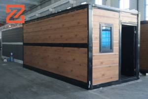 Paquete plano de plegado rápido de 10 pies Chalets de casa pequeña Casa de contenedores plegable con <span class=keywords><strong>chalet</strong></span> de inodoro - Product Image 4