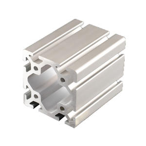 Perfil de Aluminio Industrial en Stock, Perfil de Aluminio Estándar Europeo 8080W 6063-T5, Aluminio con Oxidación Plateada Blanca - Product Image 5