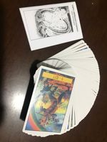 Baraja de Cartas de Tarot TAPO Rusa de Lujo, Impermeable, de 78 Cartas