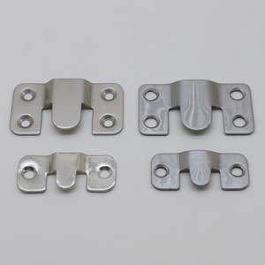 Hz Stainless Steel Mountain Shaped Hooks Silver Slip Hook For Picture <b>Frame</b> Furniture Connectors Modern Simple Design - Product Image 1