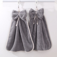 High Quality Hanging Hand Towel Blue Hand Towel Production Microfiber Hand Towel