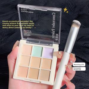 Palette de <span class=keywords><strong>correcteur</strong></span> crème 9 couleurs, fini mat, couvrance cosmétique, <span class=keywords><strong>correcteur</strong></span> de taches, marque privée, maquillage longue tenue et waterproof - Product Image 2