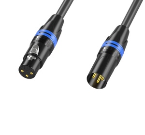 Alta calidad Hifi profesional XLR micrófono Audio Video Cable 3 pines macho PVC chaqueta conector a granel para uso en coche - Product Image 1