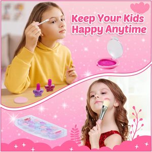 Huiye Ventes Chaudes Kits <span class=keywords><strong>de</strong></span> <span class=keywords><strong>Maquillage</strong></span> Réels Jouets <span class=keywords><strong>de</strong></span> <span class=keywords><strong>Maquillage</strong></span> Lavables Magiques avec Boîte <span class=keywords><strong>de</strong></span> Rangement Jouets <span class=keywords><strong>de</strong></span> Beauté Princesse pour Petites Filles - Product Image 4