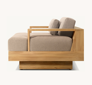 CAP TOWN nouveauté luxe terrasse jardin accoudoir canapé simple teck mobilier <span class=keywords><strong>d</strong></span>'extérieur étanche patio chaises longues - Product Image 5