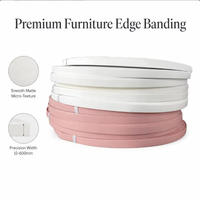 Bande de chant PVC MINGBANG 0,4 mm-3 mm pour meubles modernes, scellement d'armoires, accessoires de menuiserie souples et étanches, couleurs mates