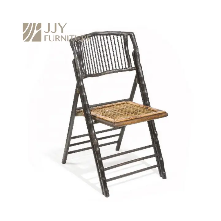 JJY-ZDY-E004 Deluxe Bamboo Folding Chairs Handmade for Luxury Outdoor and Event Seating