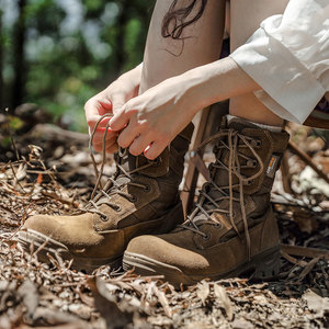 Bottes tactiques Emersongear en nylon Cordura 500D pour le désert, bottes tactiques en cuir, bottes de chasse, bottes de combat tactiques - Product Image 4