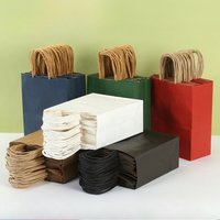 Großhandel 16 \ "* 6 \" * 12 \ "Benutzer definierte Logo Kraft Pappe Papier Einkaufstaschen mit rundem Seil griff Bunte Geschenkt üten für die Förderung