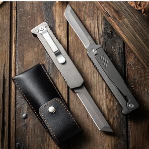 Couteau pliant portatif de vente directe d'usine couteau de gravité de radis pour le camping d'autodéfense et l'usage extérieur - Product Image 5