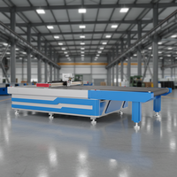 Machine de découpe à couteau oscillant Suke CNC automatique avec PLC, logiciel Ruida, zone de travail 1600x2500mm, pour tissu, cuir, papier, 50mm