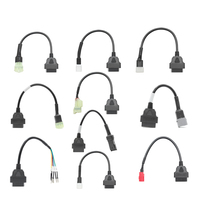 Harnais de câblage pour moto Linkyou OBD2 J1962 12V/24V avec une série d'interfaces pour moto