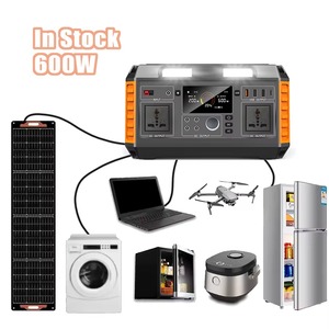 Station d'alimentation portable solaire multi-ports 600W 520Wh à onde sinusoïdale pure LiFePO4 pour secours automobile et extérieur - Product Image 5