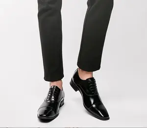 รองเท้าลำลอง Tik Tok,รองเท้าออฟฟิศและอาชีพรองเท้าหนังหัวแหลมรองเท้าส้นเมือง Oxfords สำหรับผู้ชาย